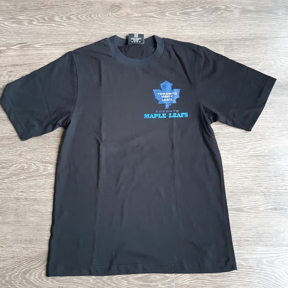 NHL Tops - NHL black Toronto Maple Leafs shirt. Size Medium 100% cotton